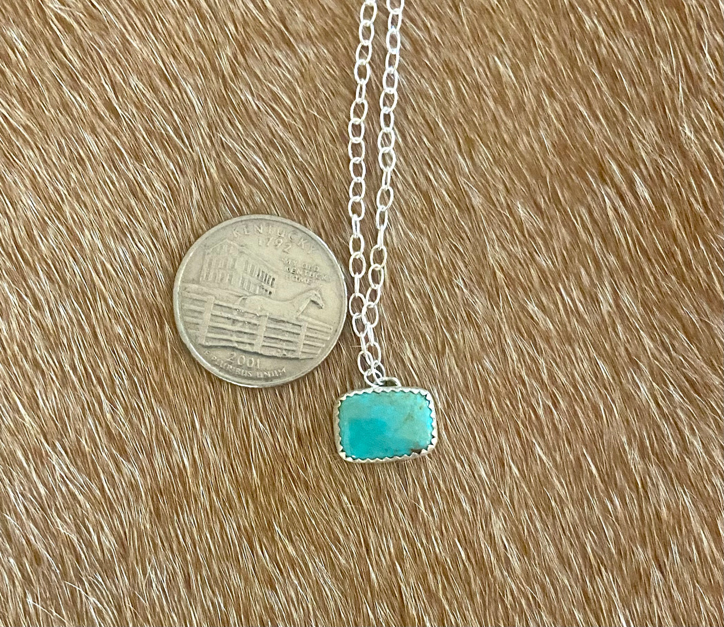 Nevada #8 bar necklace