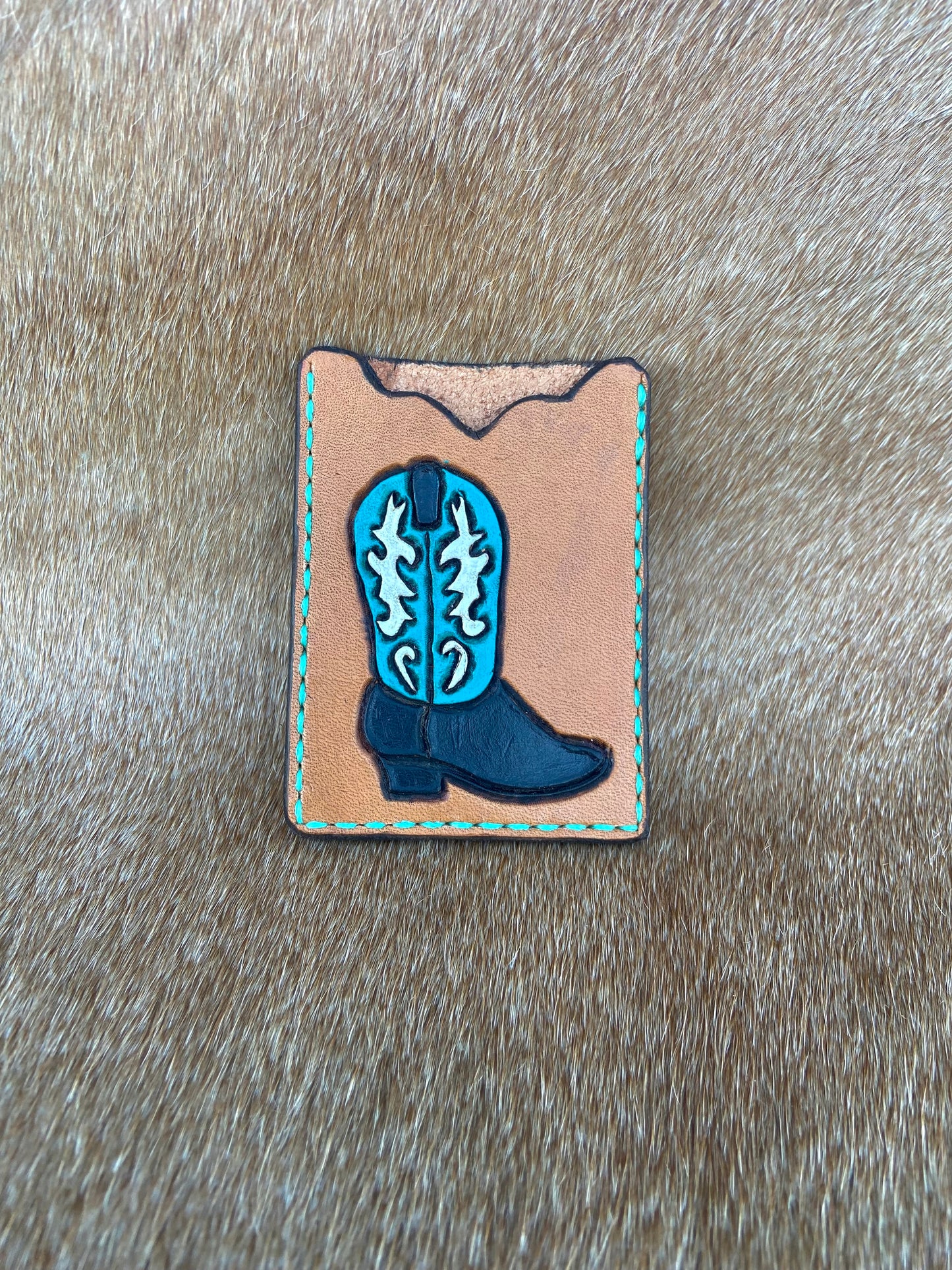 Leather card holder