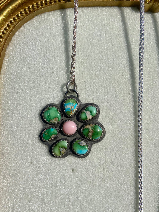 Cowgirl Summer Flower Necklace