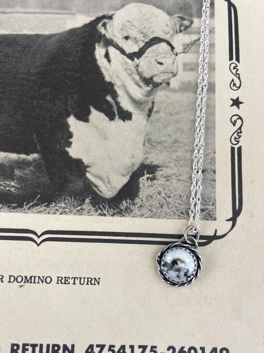 White Buffalo everyday necklace