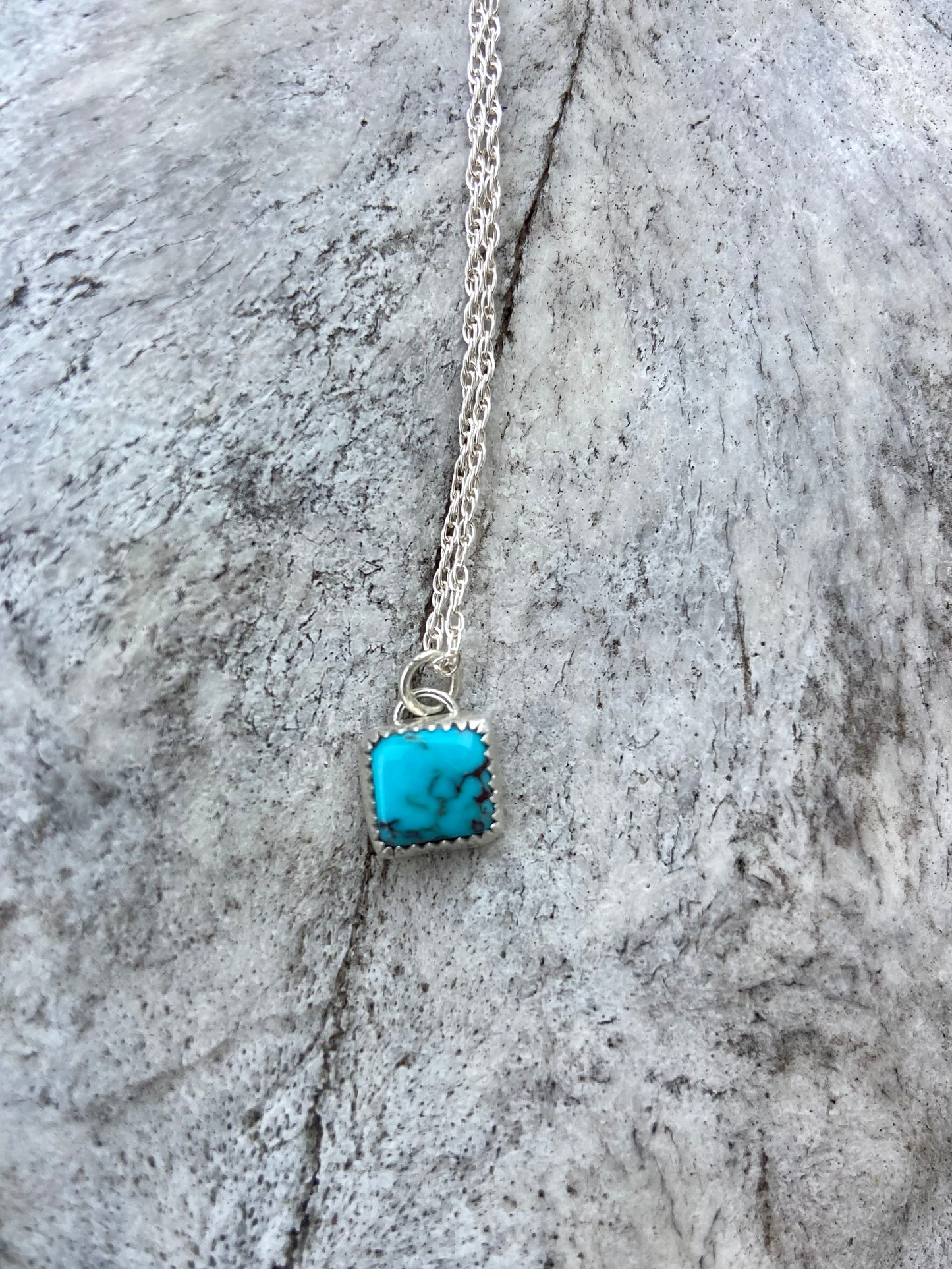Egyptian Turquoise, mini square.