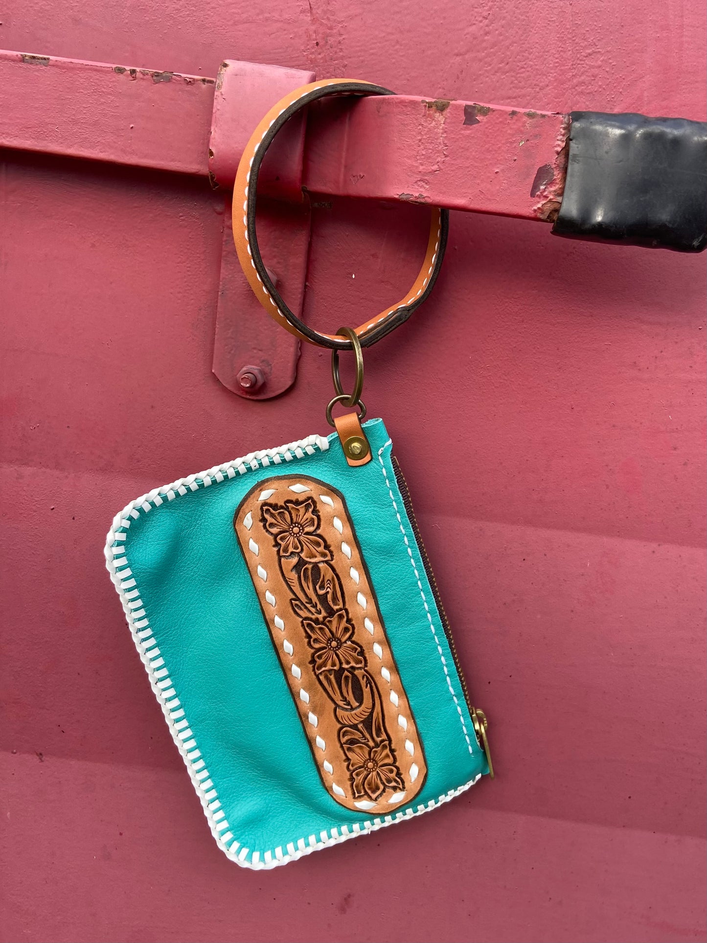 Handy Clutch in Turquoise
